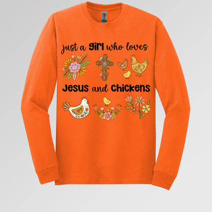Just A Girl Who Loves Jesus And Chickens 01