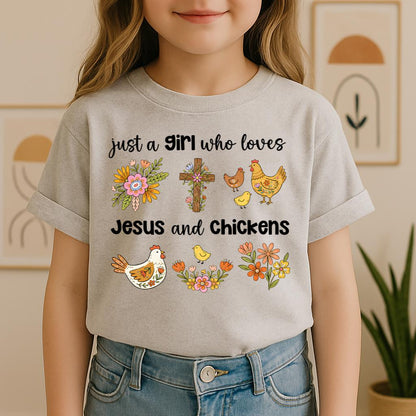 Just A Girl Who Loves Jesus And Chickens 01