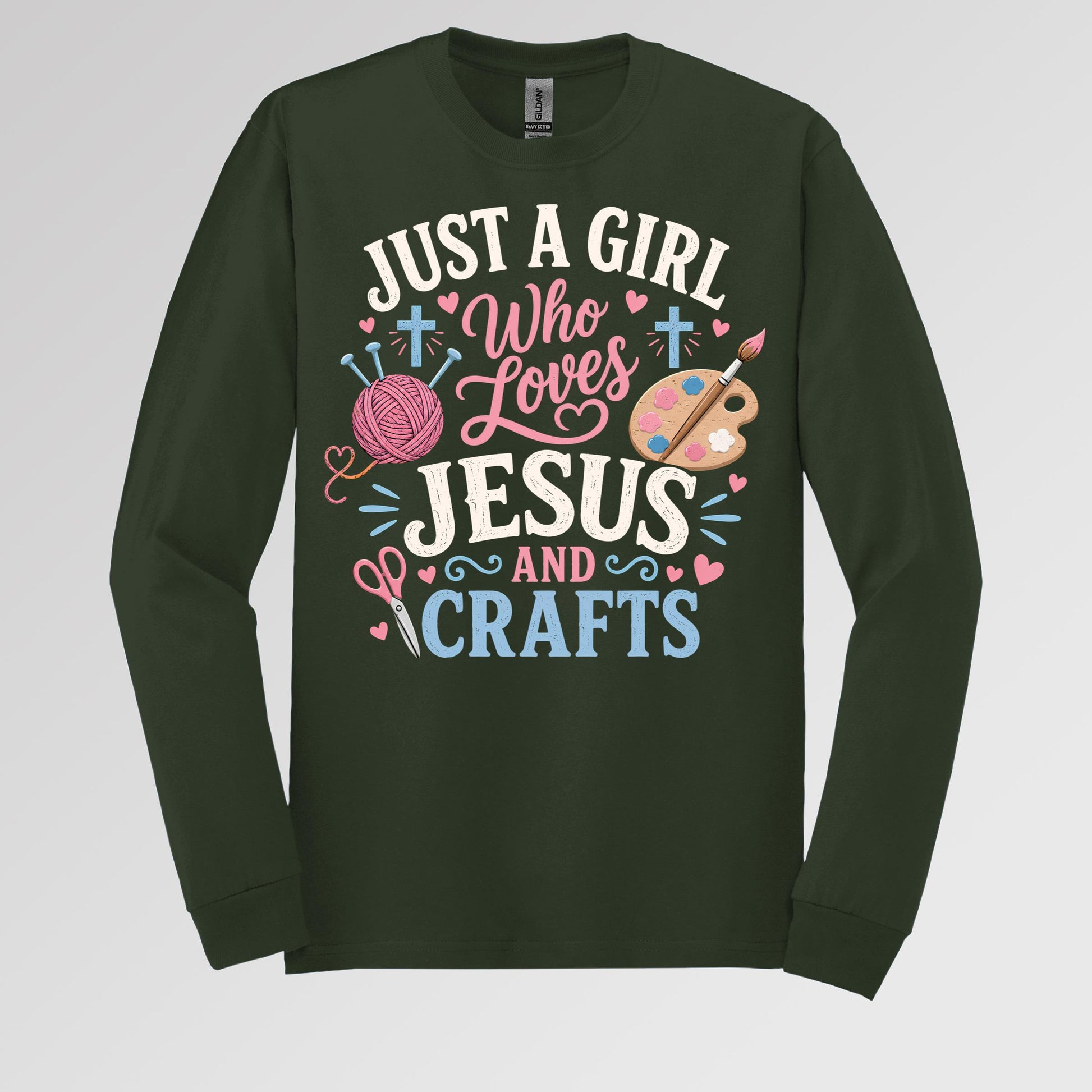 Just A Girl Who Loves Jesus And Crafts 01