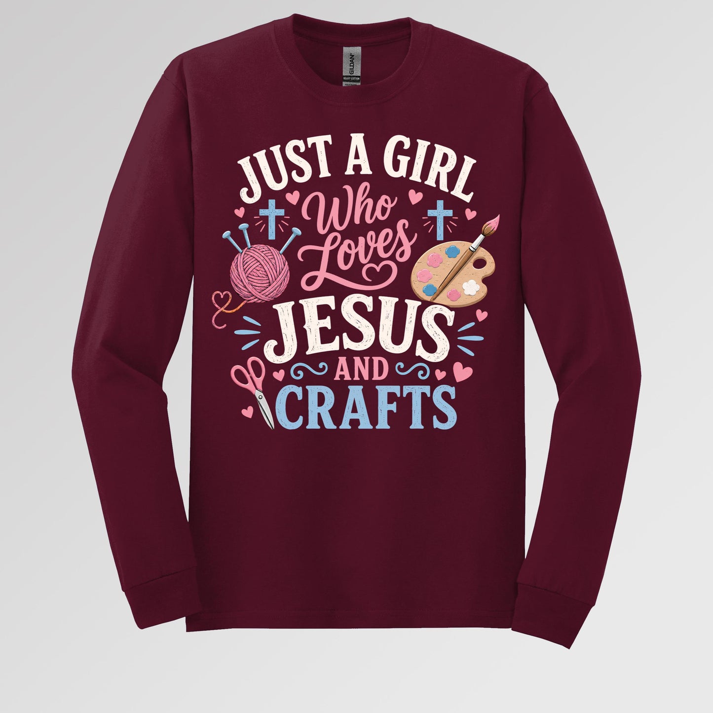 Just A Girl Who Loves Jesus And Crafts 01