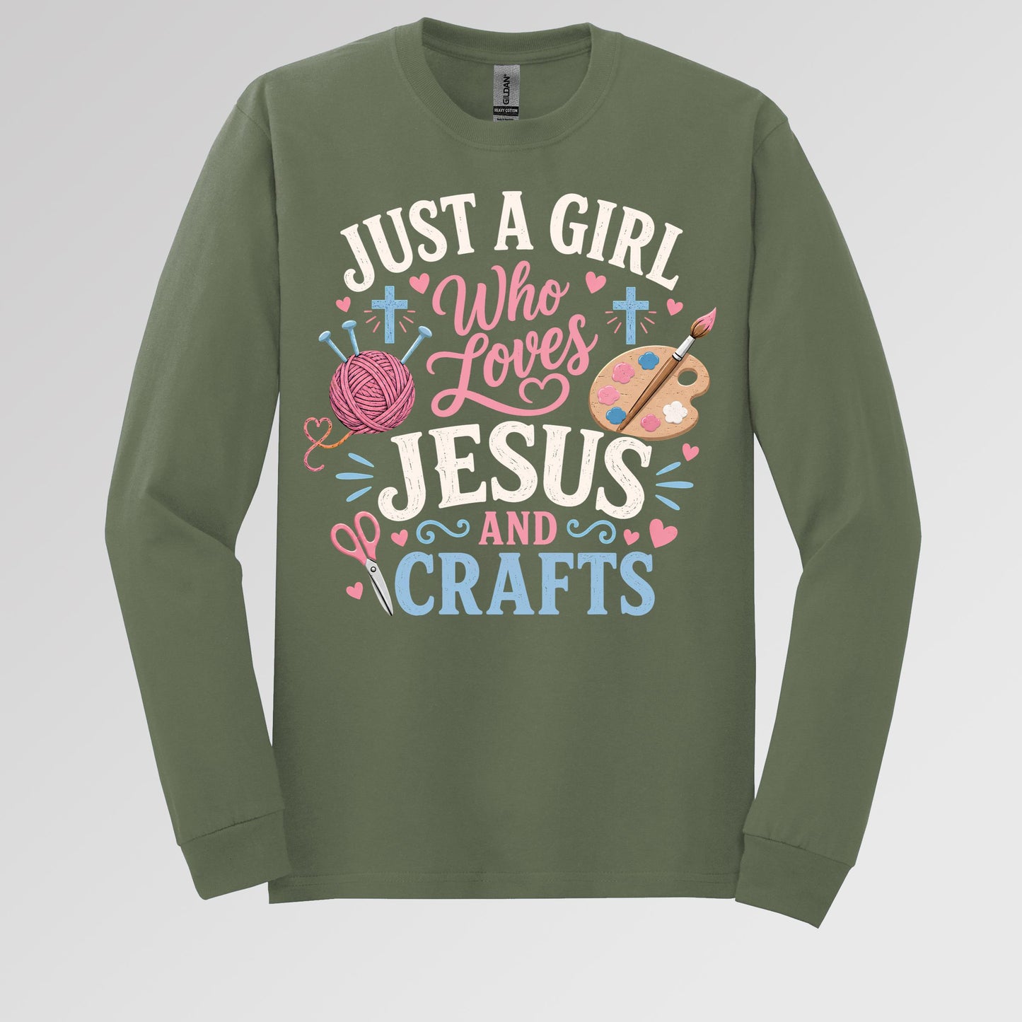 Just A Girl Who Loves Jesus And Crafts 01