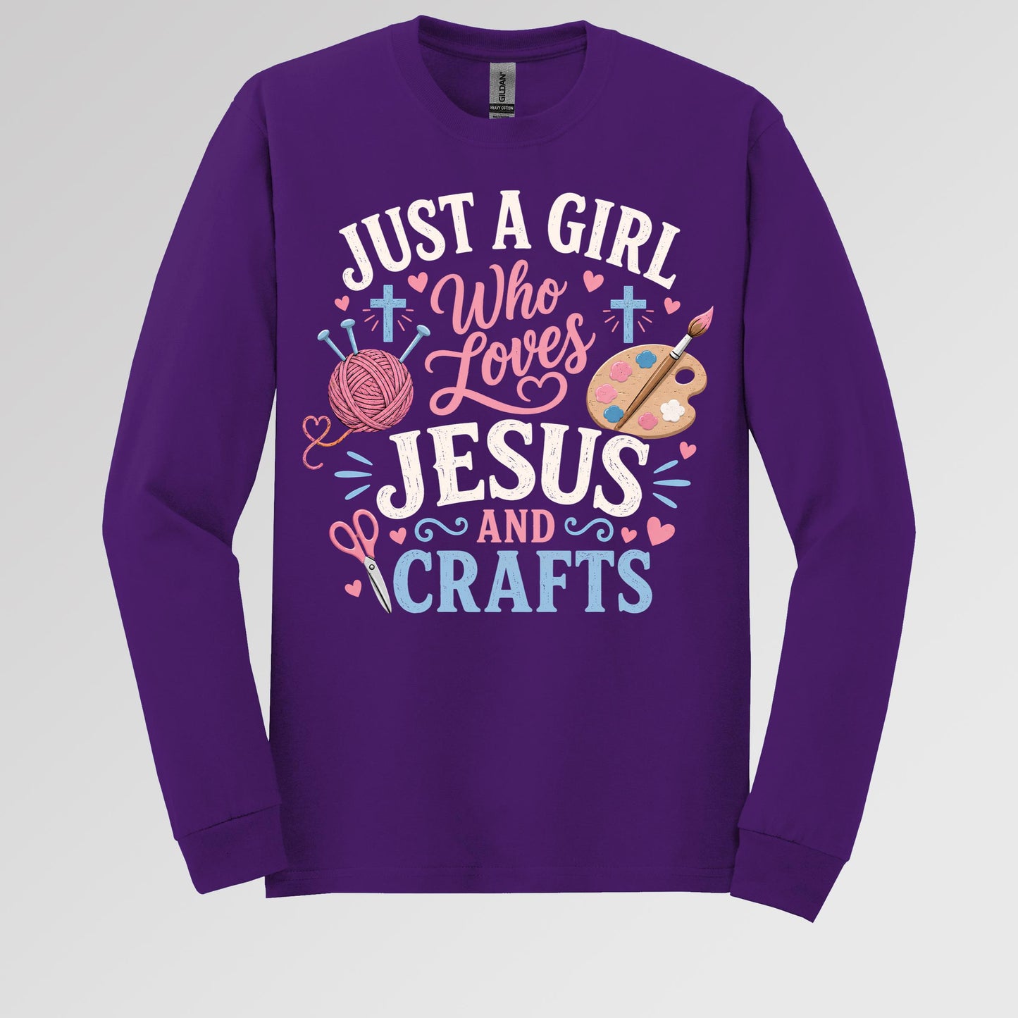 Just A Girl Who Loves Jesus And Crafts 01