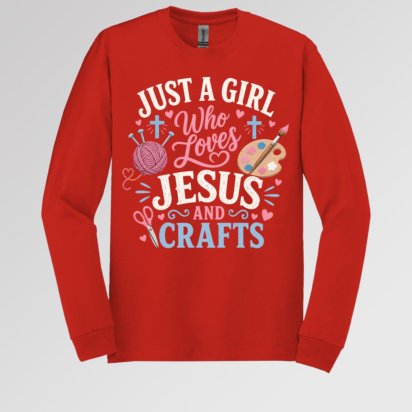 Just A Girl Who Loves Jesus And Crafts 01