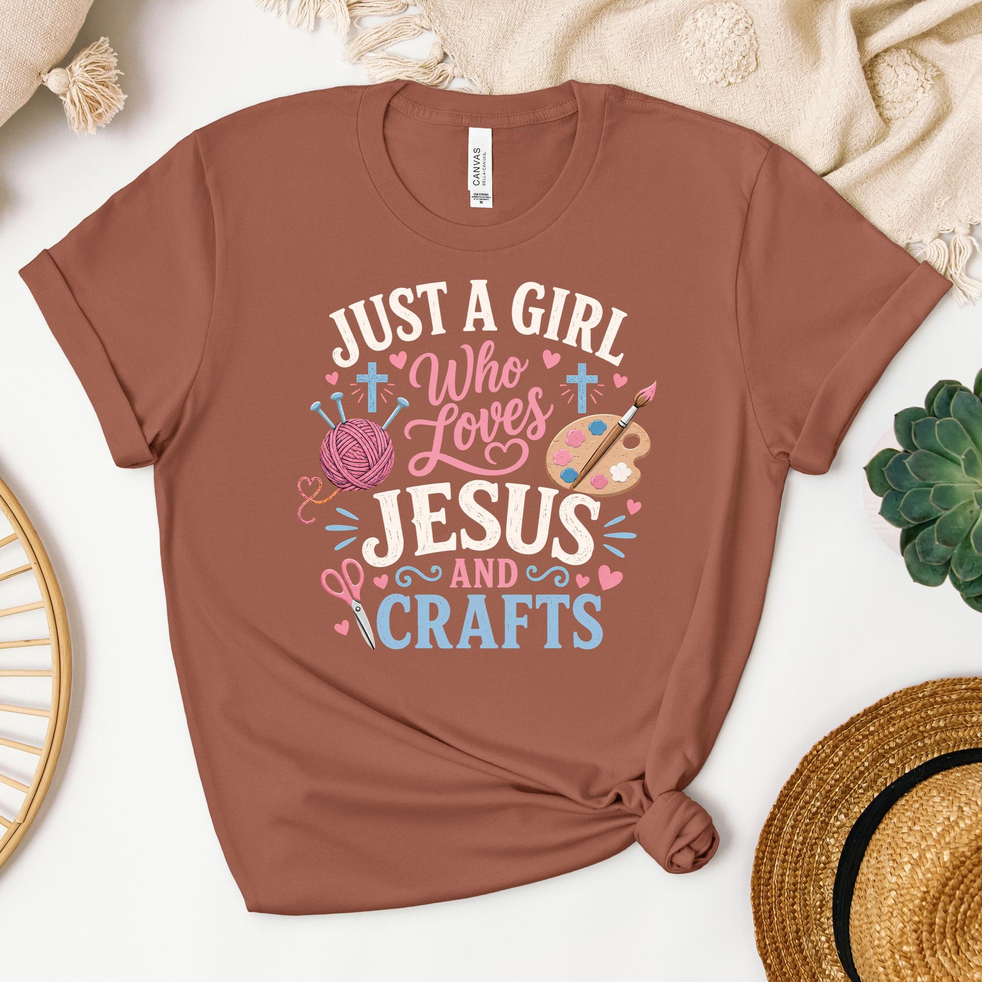 Just A Girl Who Loves Jesus And Crafts 01