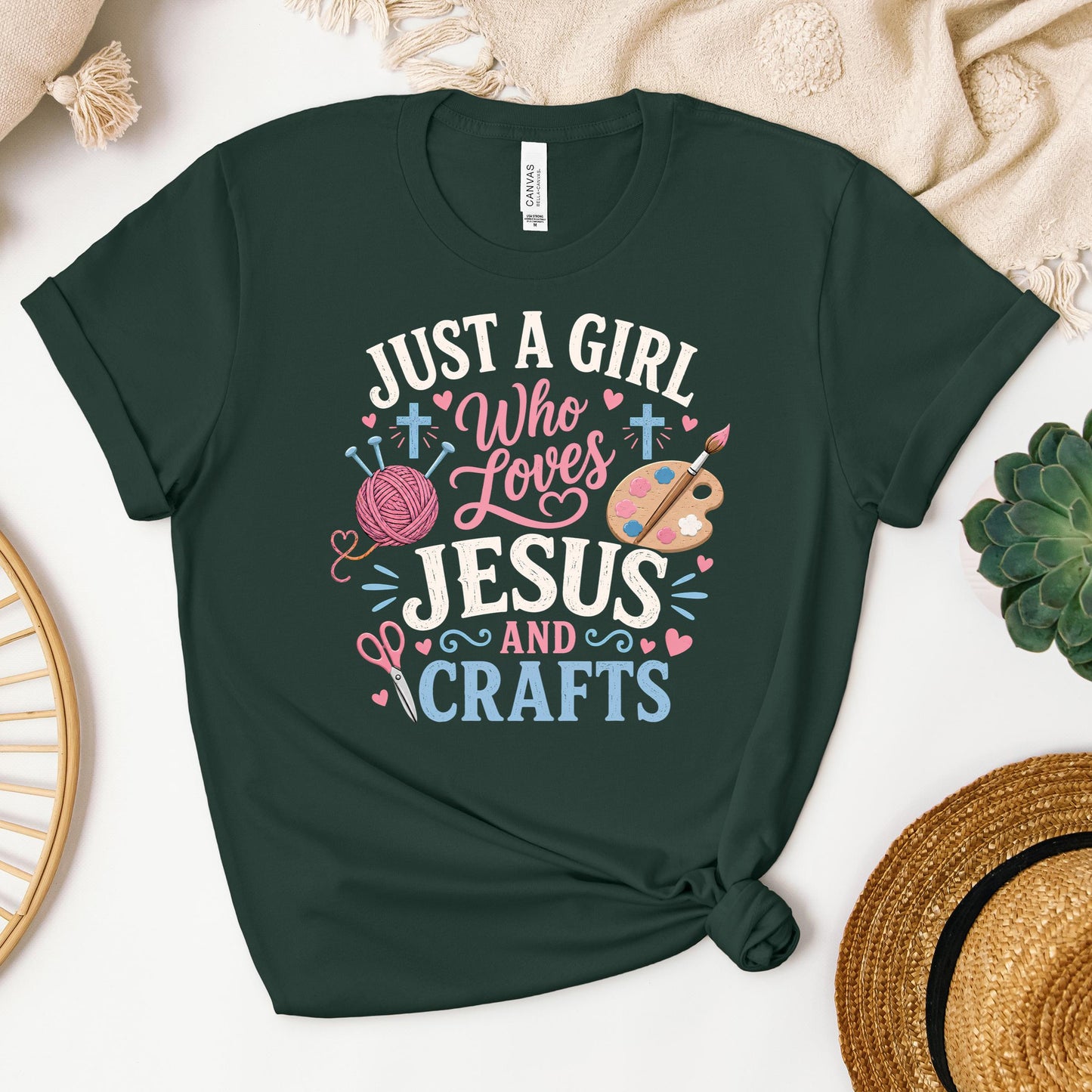 Just A Girl Who Loves Jesus And Crafts 01