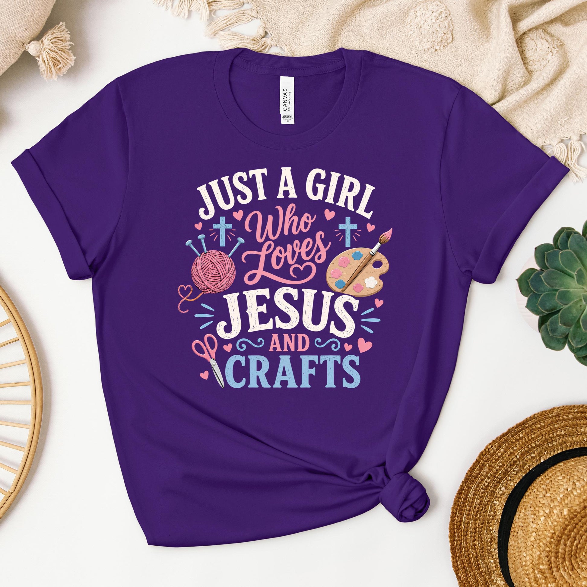 Just A Girl Who Loves Jesus And Crafts 01