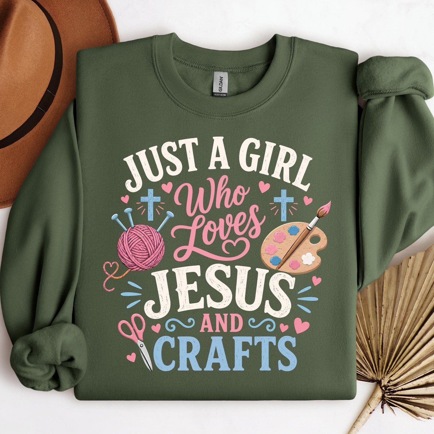 Just A Girl Who Loves Jesus And Crafts 01
