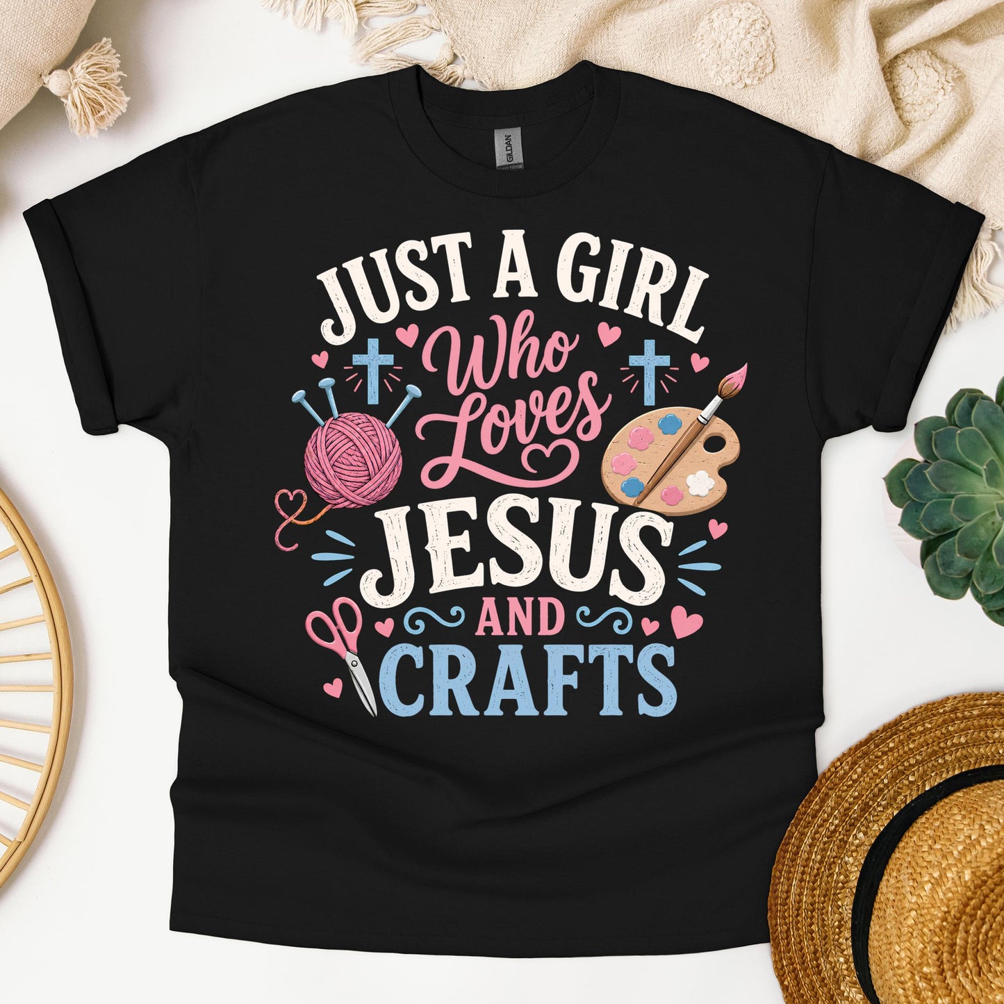 Just A Girl Who Loves Jesus And Crafts 01