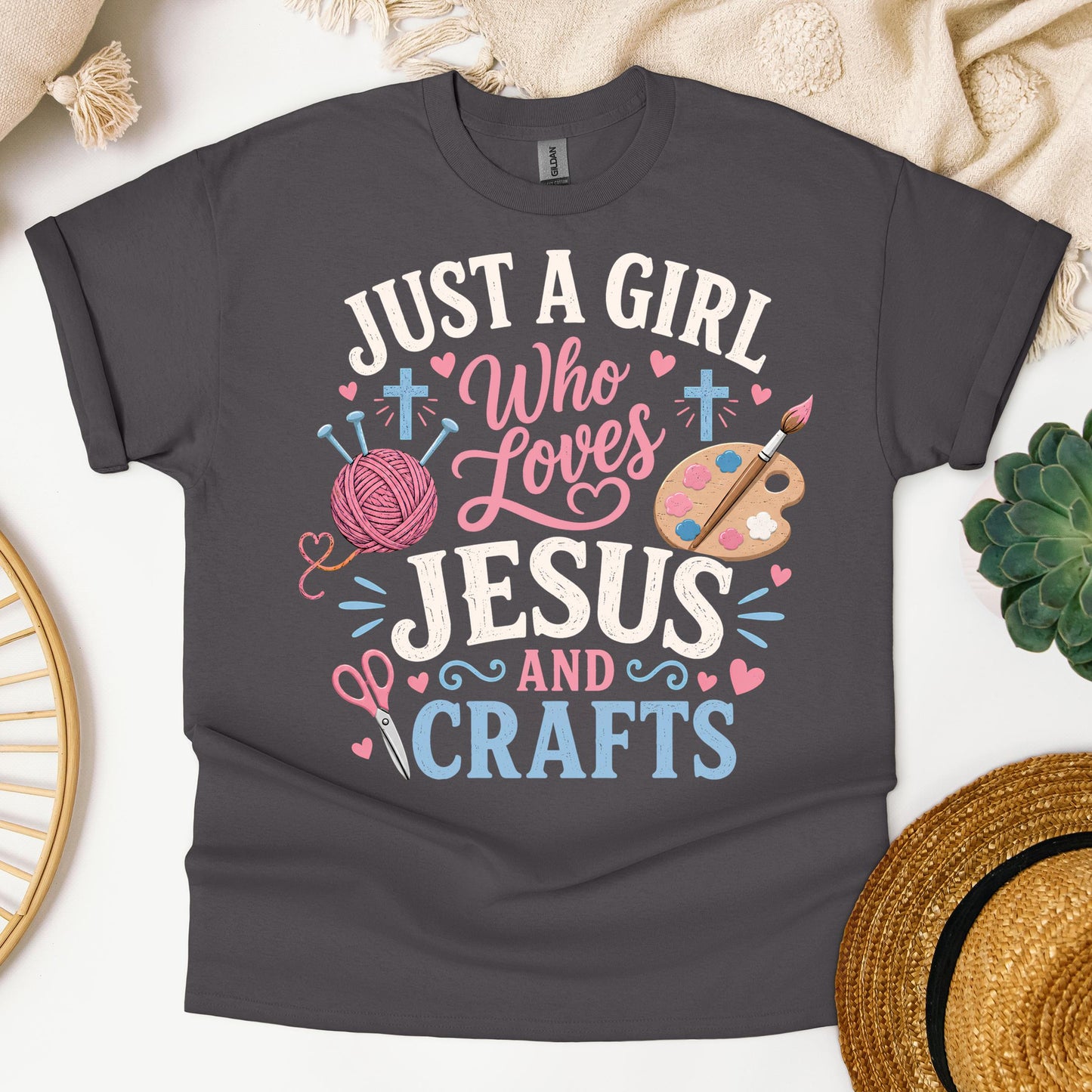 Just A Girl Who Loves Jesus And Crafts 01