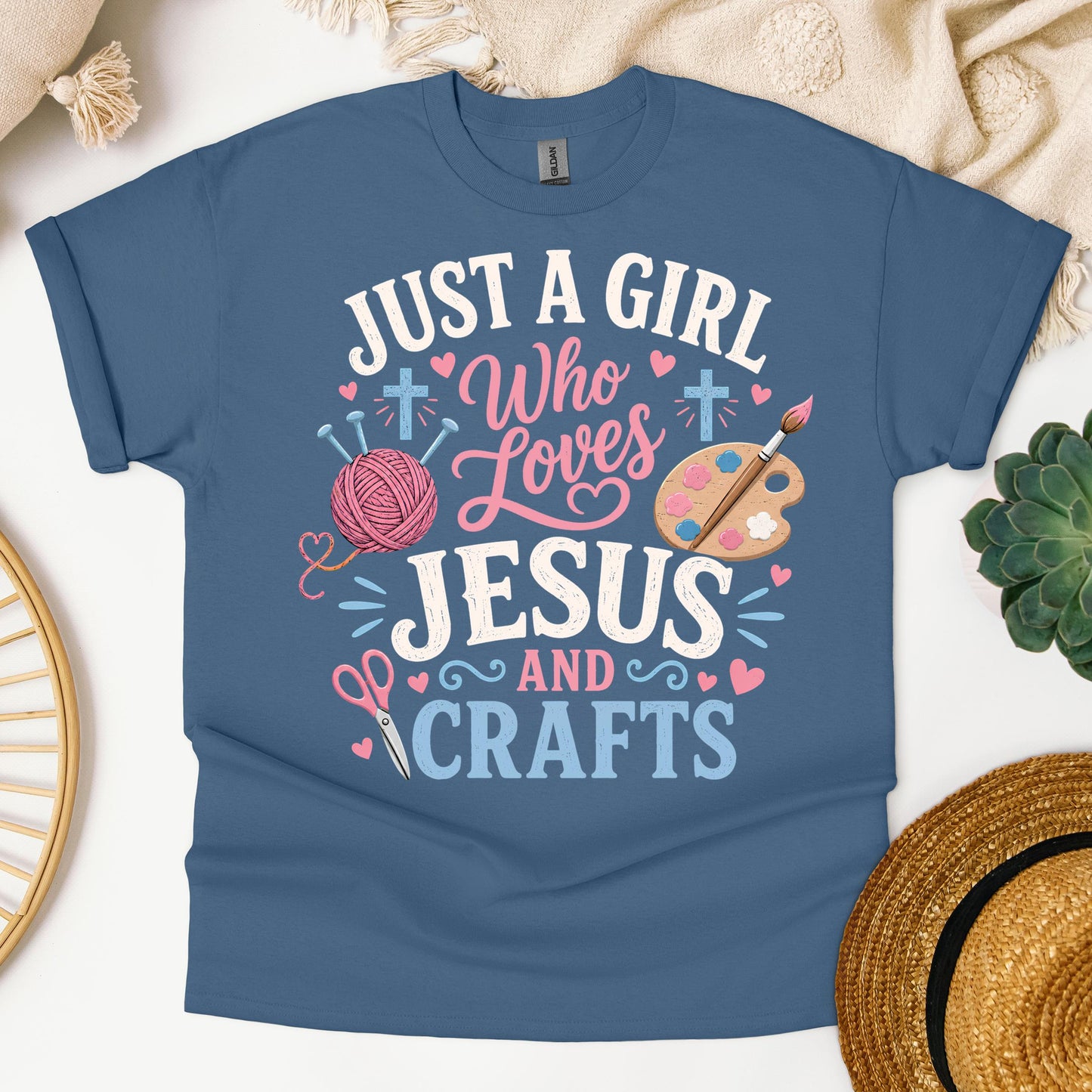 Just A Girl Who Loves Jesus And Crafts 01
