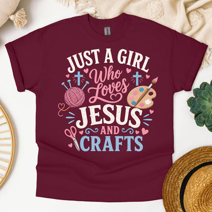 Just A Girl Who Loves Jesus And Crafts 01
