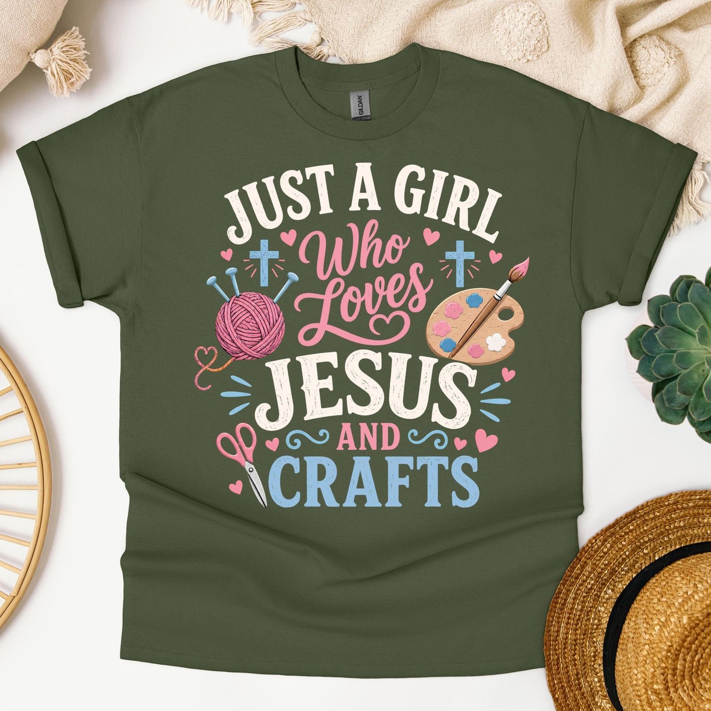 Just A Girl Who Loves Jesus And Crafts 01