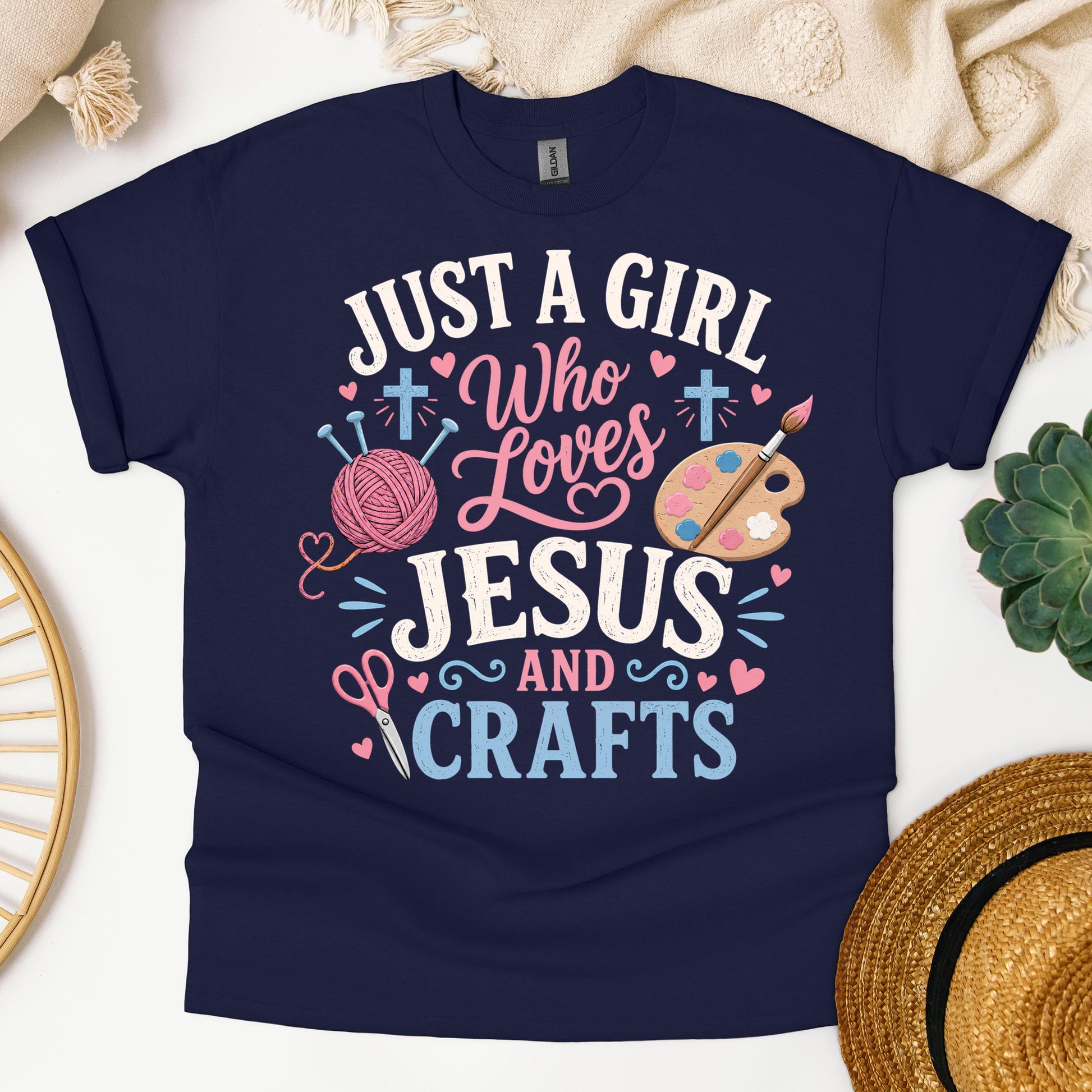 Just A Girl Who Loves Jesus And Crafts 01