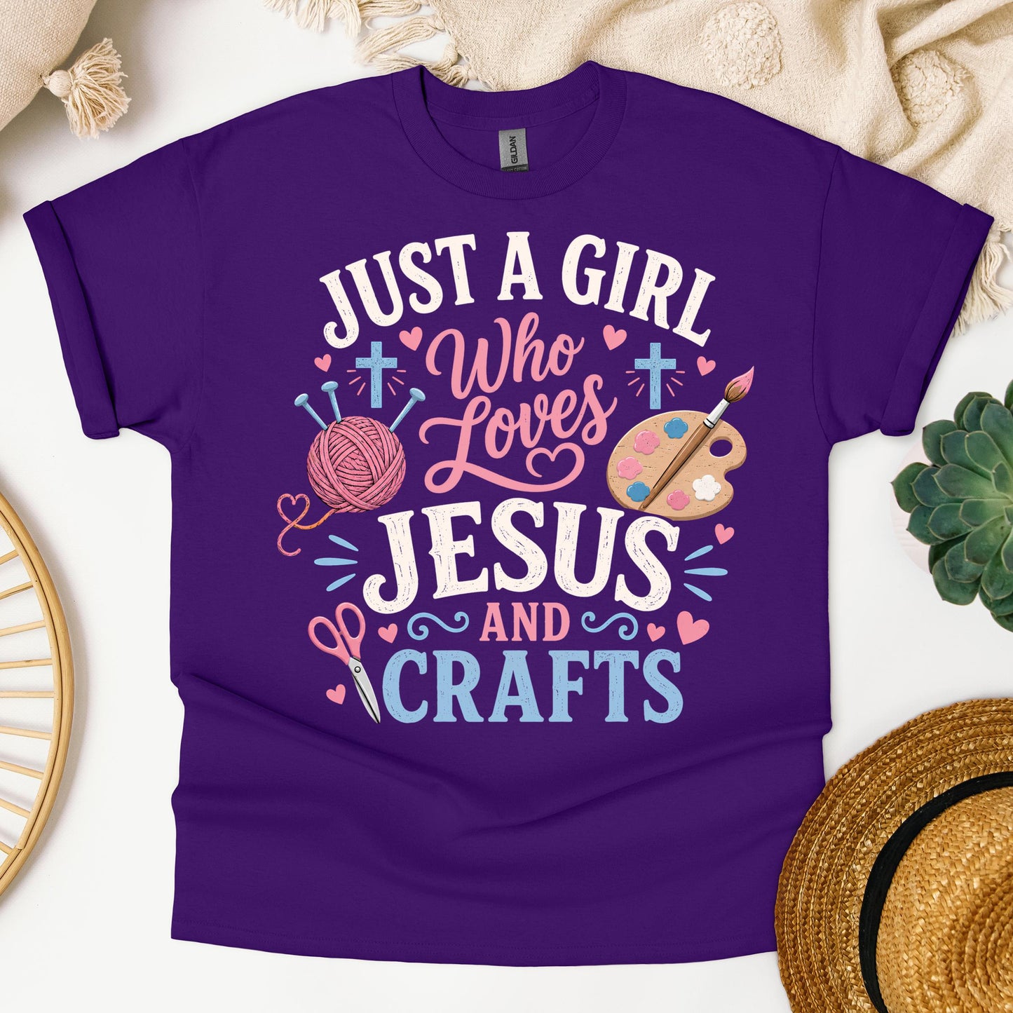 Just A Girl Who Loves Jesus And Crafts 01