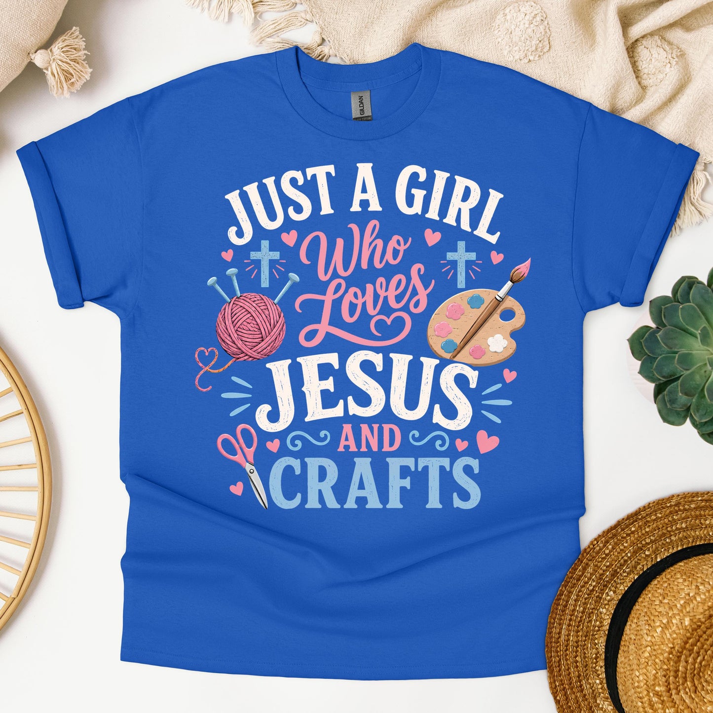 Just A Girl Who Loves Jesus And Crafts 01