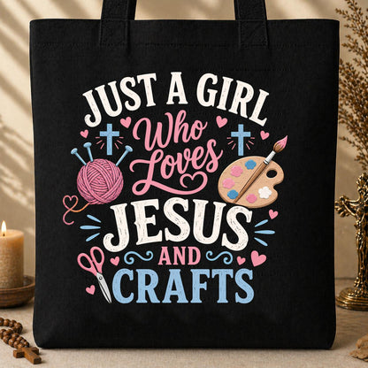 Just A Girl Who Loves Jesus And Crafts 01
