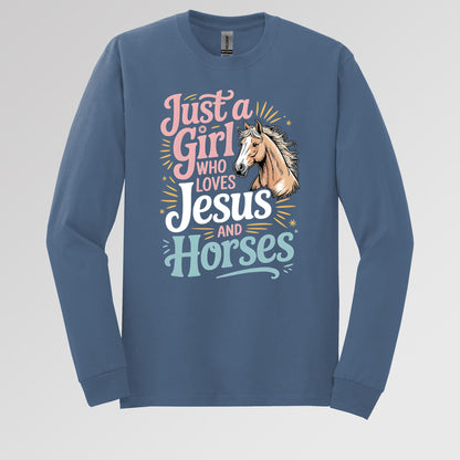 Just A Girl Who Loves Jesus And Horses