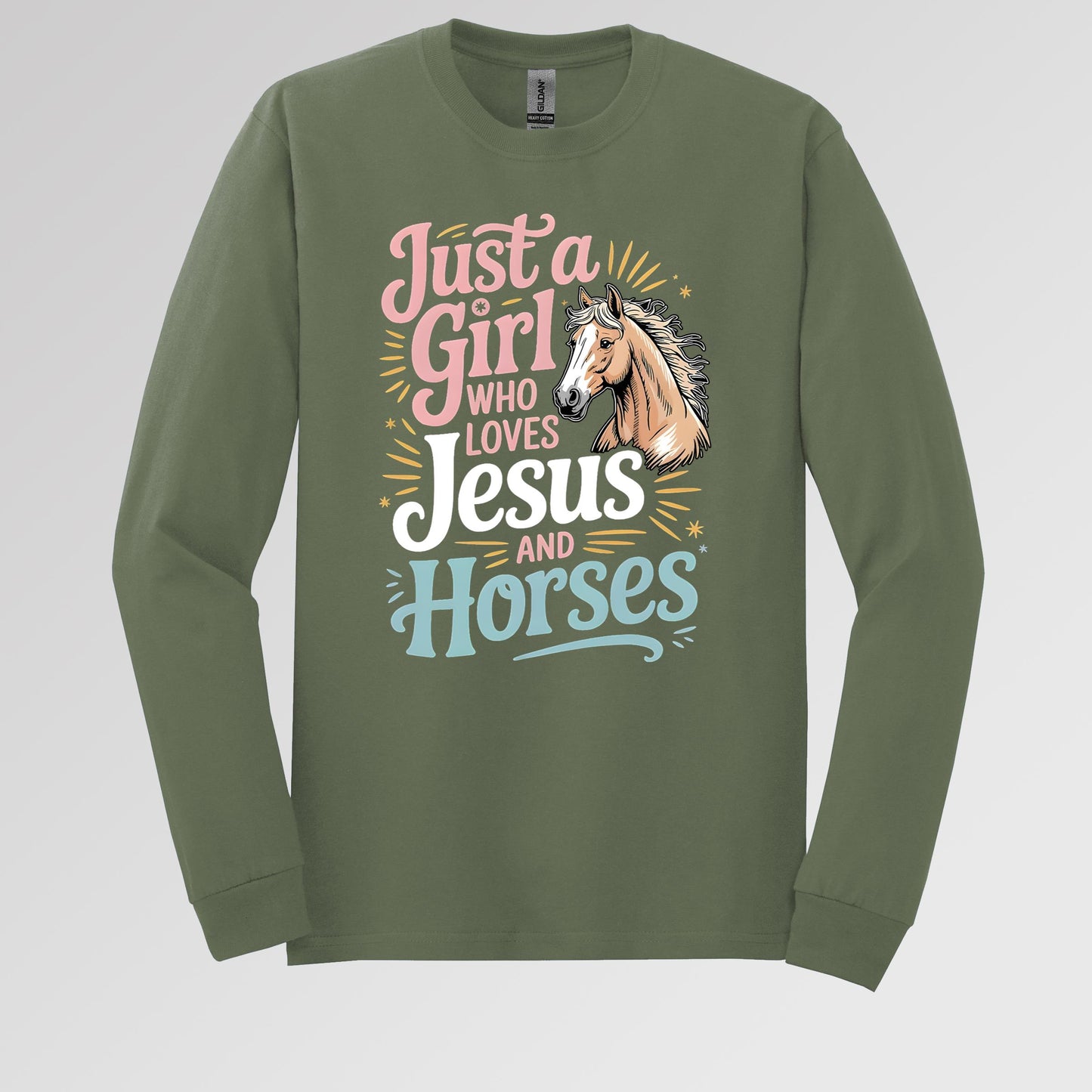 Just A Girl Who Loves Jesus And Horses