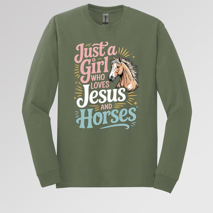 Just A Girl Who Loves Jesus And Horses