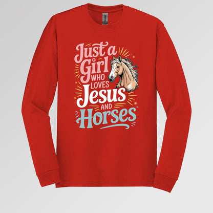 Just A Girl Who Loves Jesus And Horses