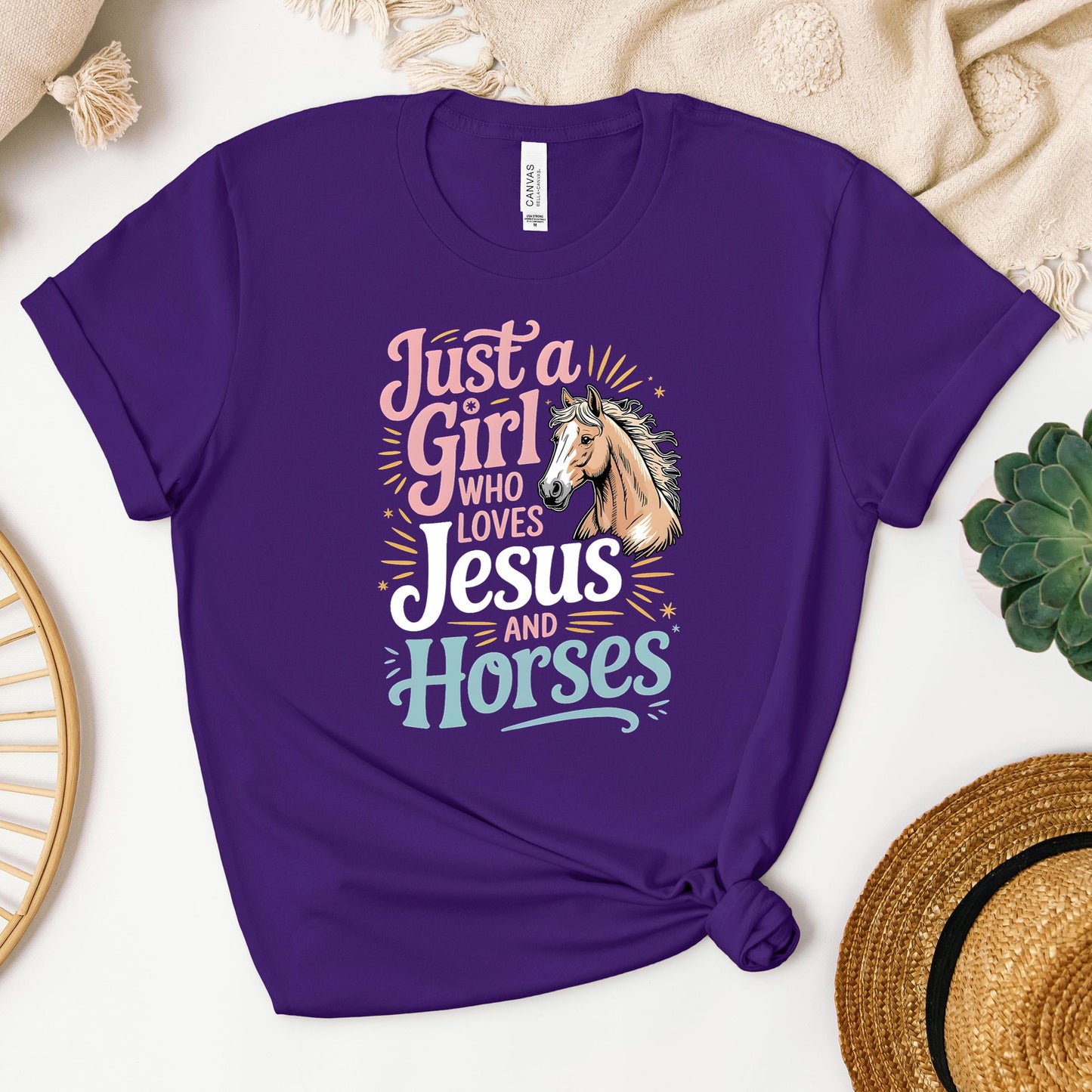 Just A Girl Who Loves Jesus And Horses