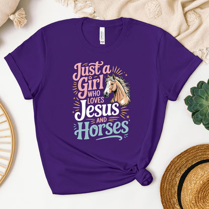 Just A Girl Who Loves Jesus And Horses