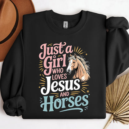 Just A Girl Who Loves Jesus And Horses
