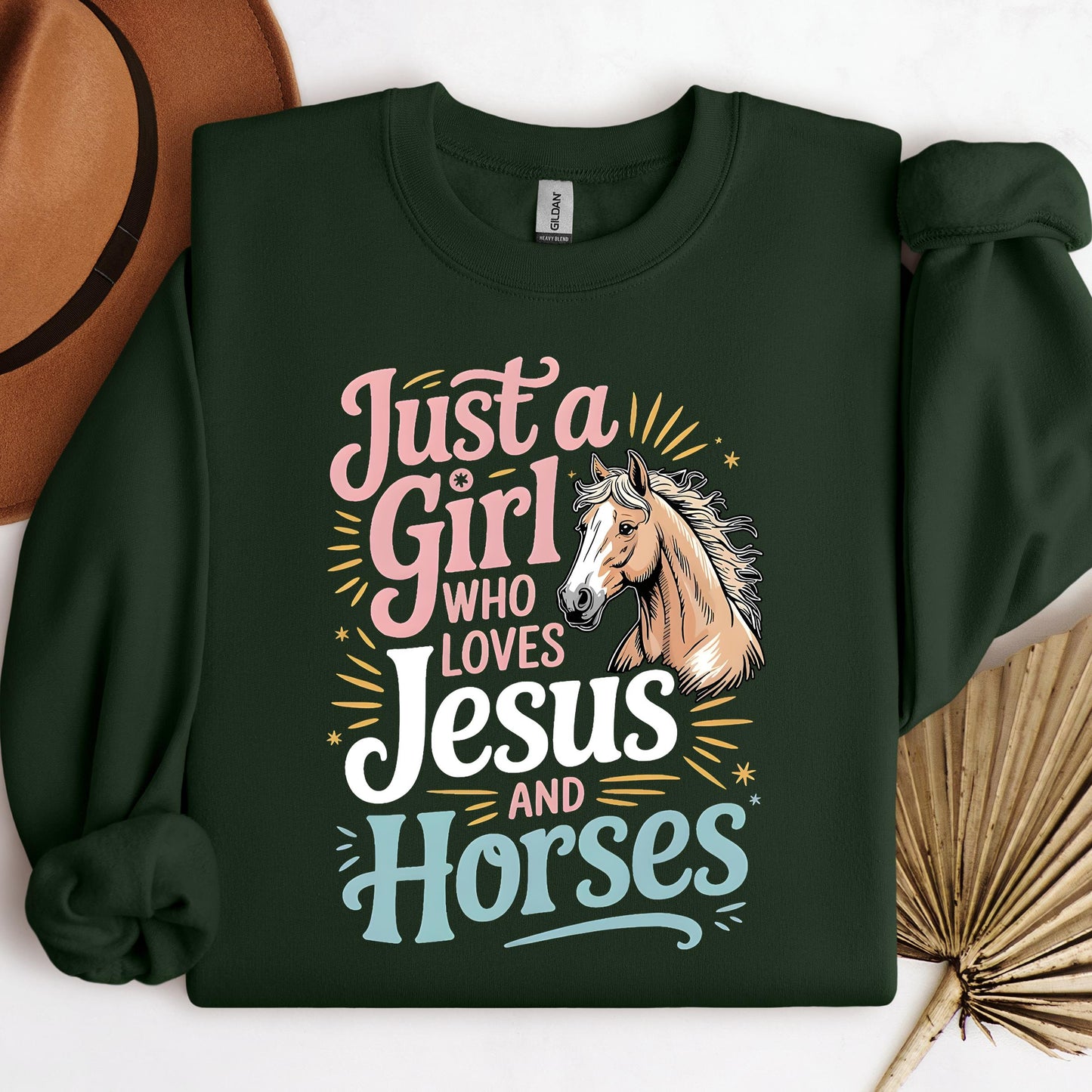 Just A Girl Who Loves Jesus And Horses