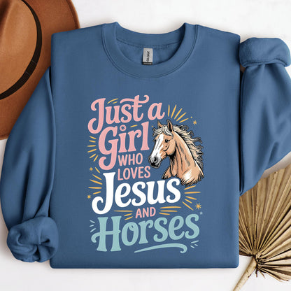 Just A Girl Who Loves Jesus And Horses