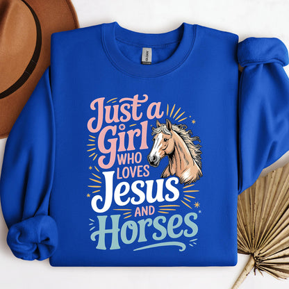 Just A Girl Who Loves Jesus And Horses
