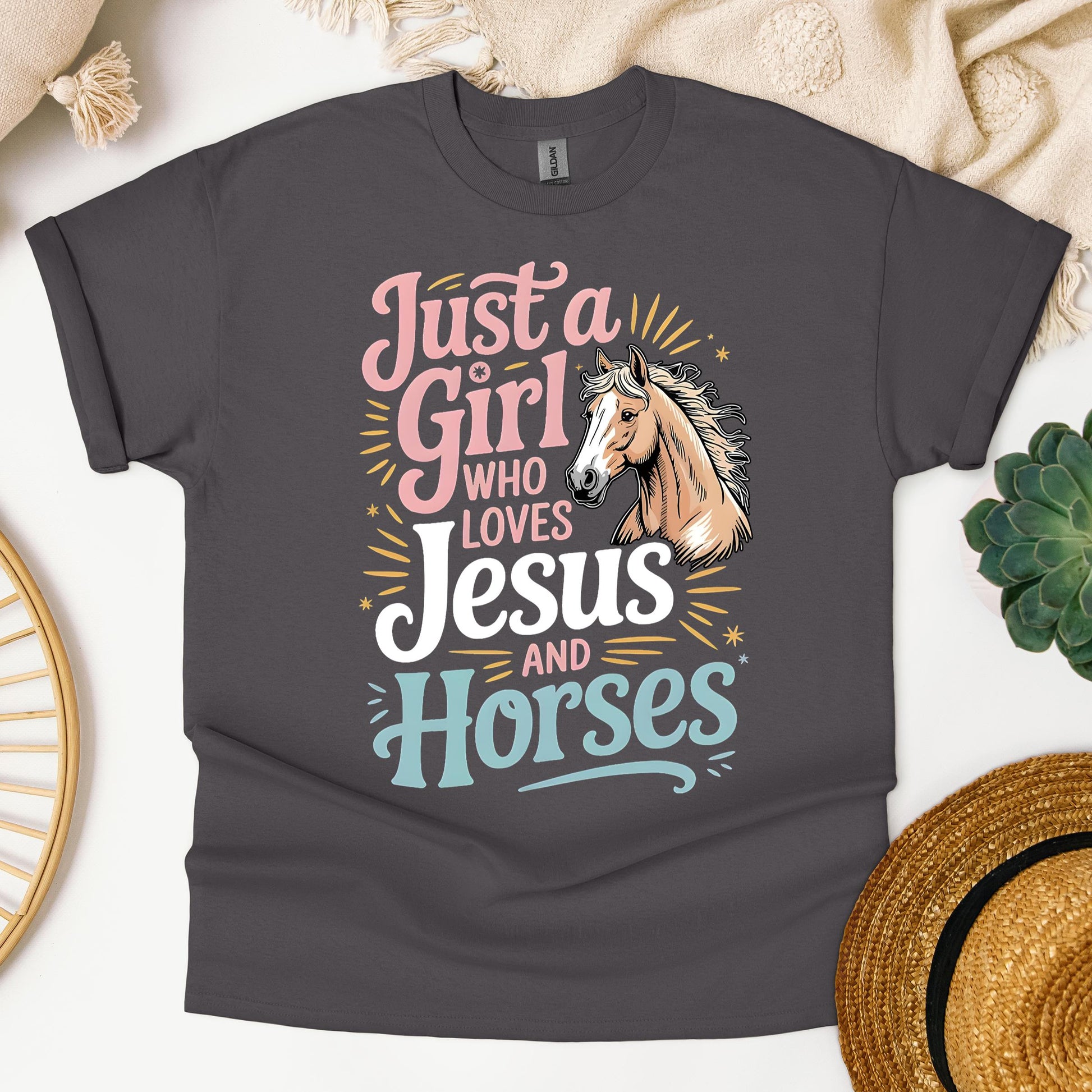 Just A Girl Who Loves Jesus And Horses