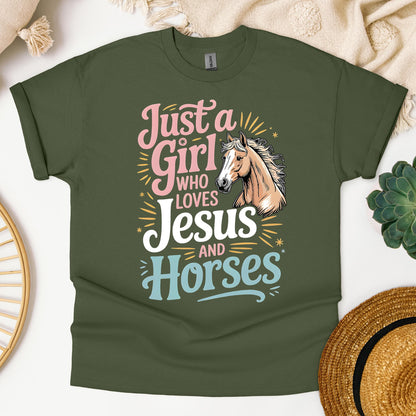 Just A Girl Who Loves Jesus And Horses