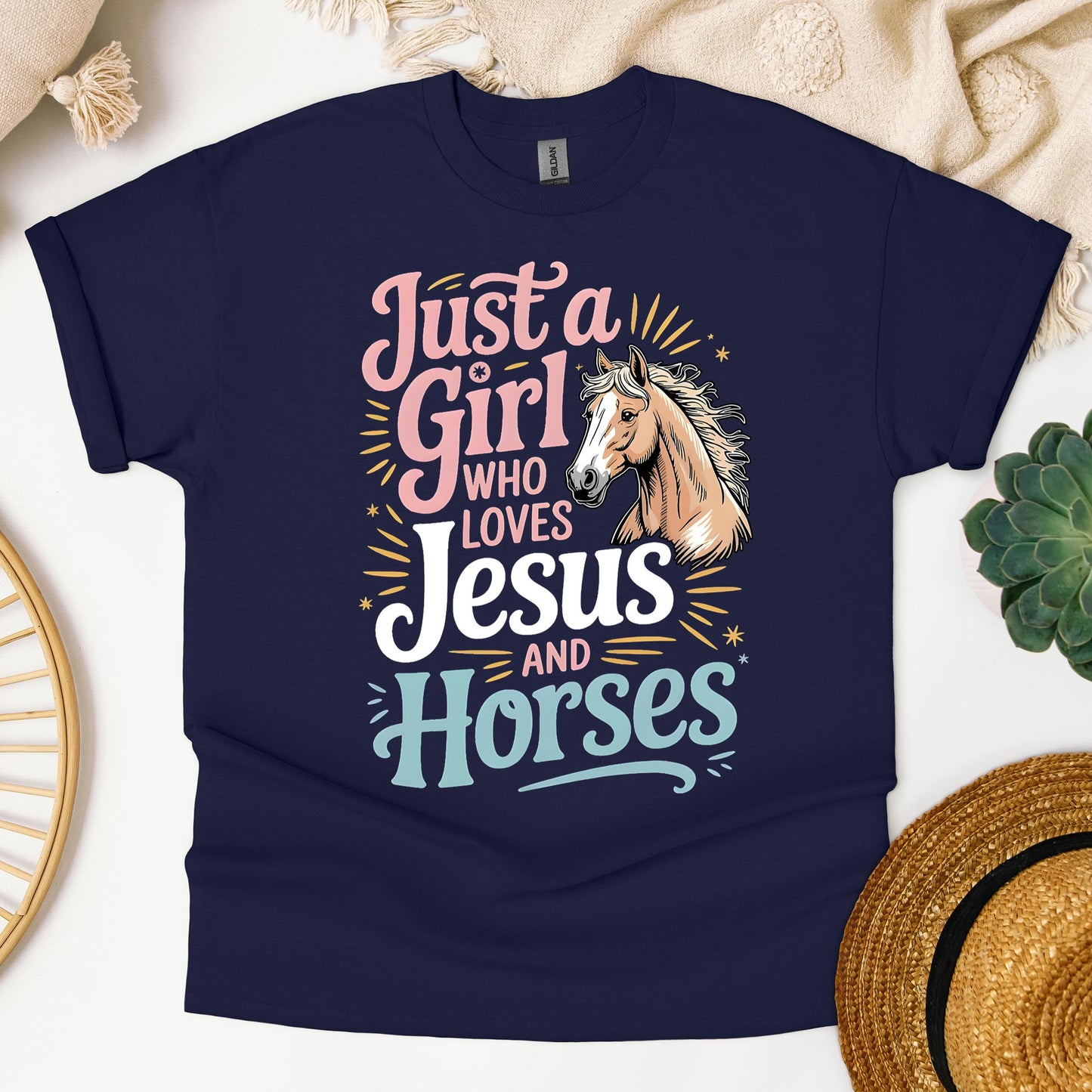 Just A Girl Who Loves Jesus And Horses