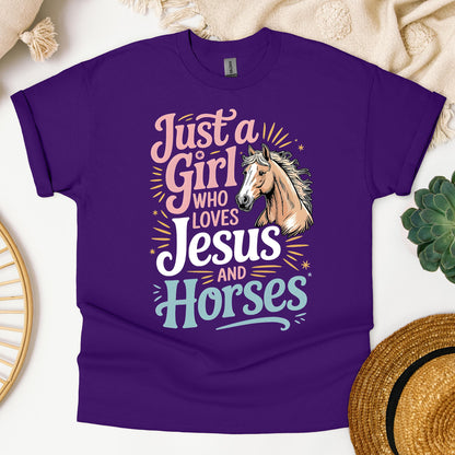 Just A Girl Who Loves Jesus And Horses