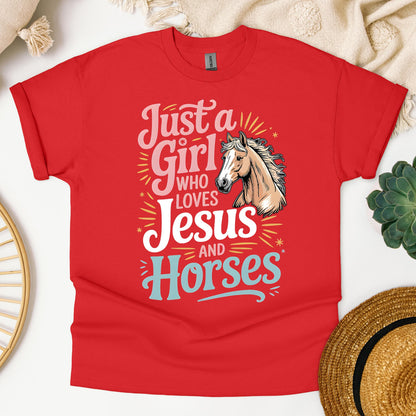 Just A Girl Who Loves Jesus And Horses