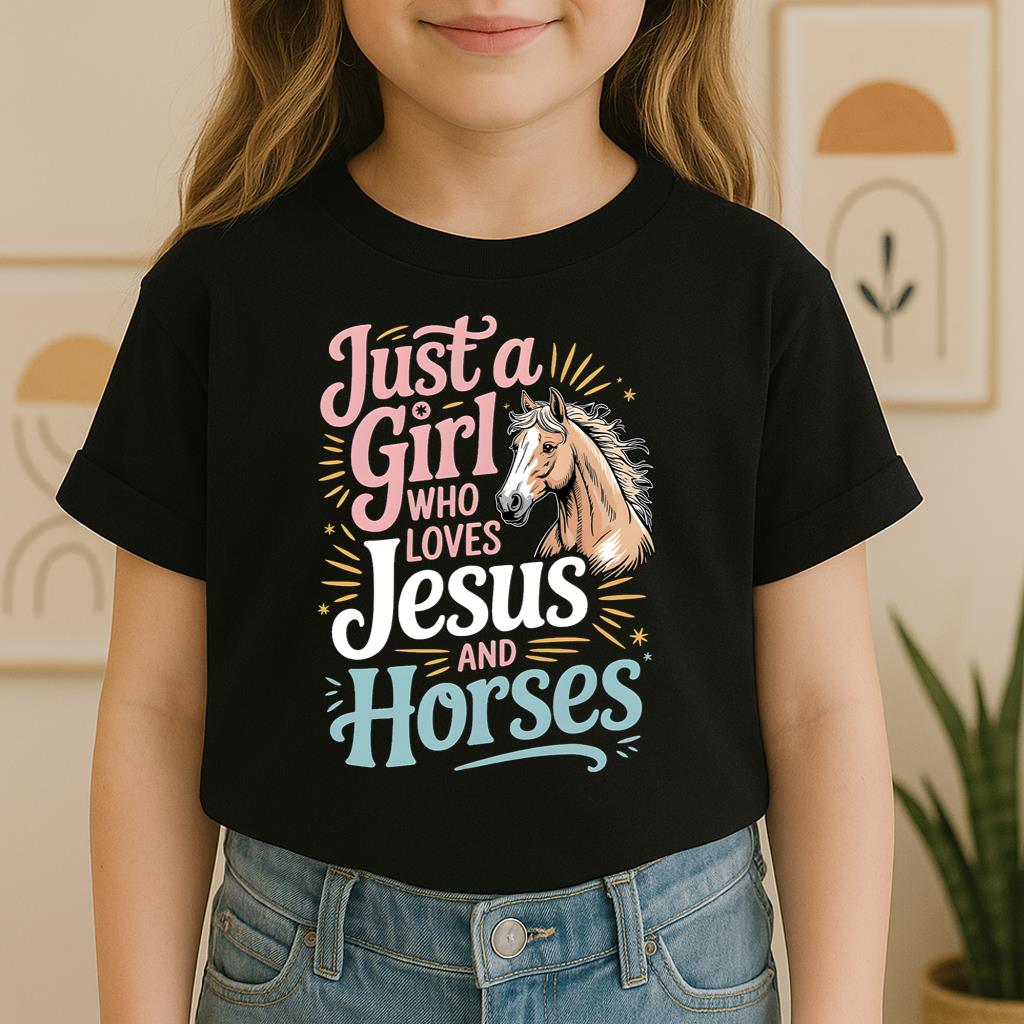 Just A Girl Who Loves Jesus And Horses