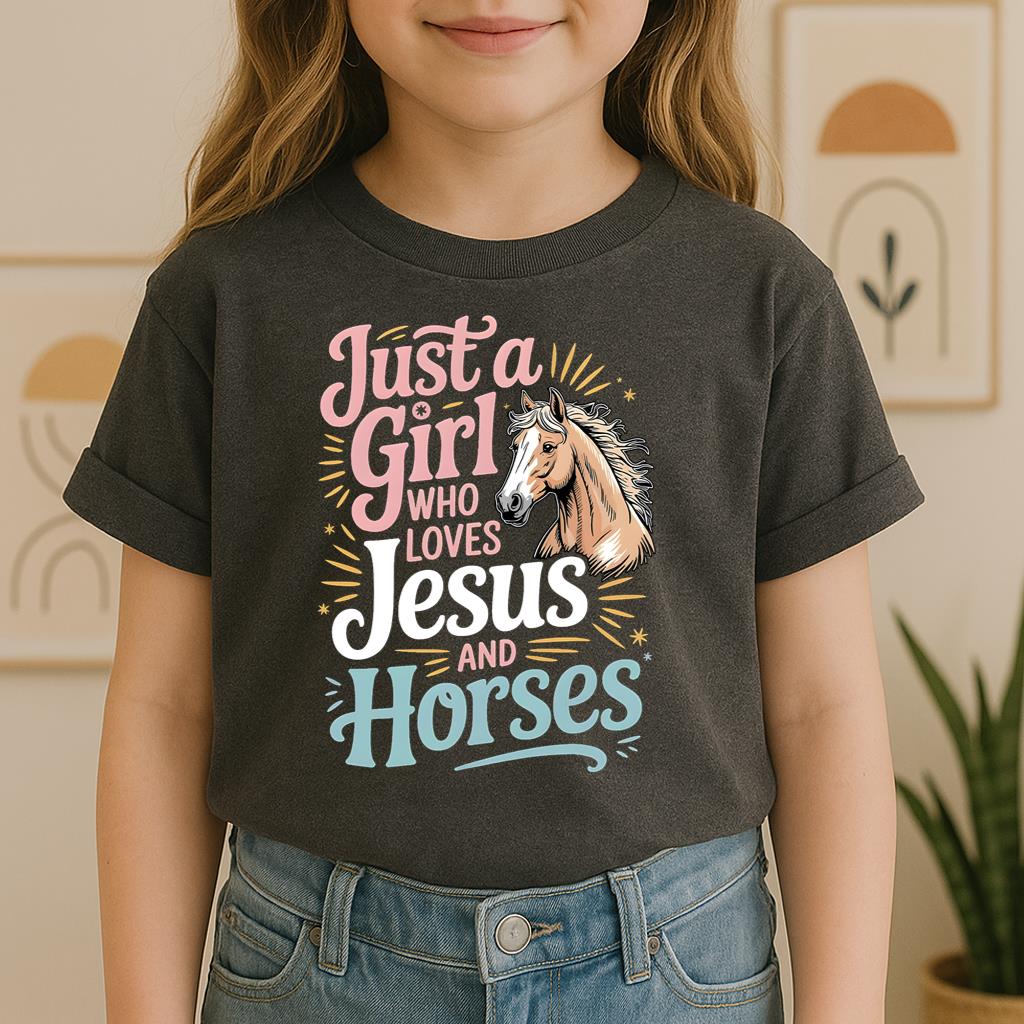 Just A Girl Who Loves Jesus And Horses