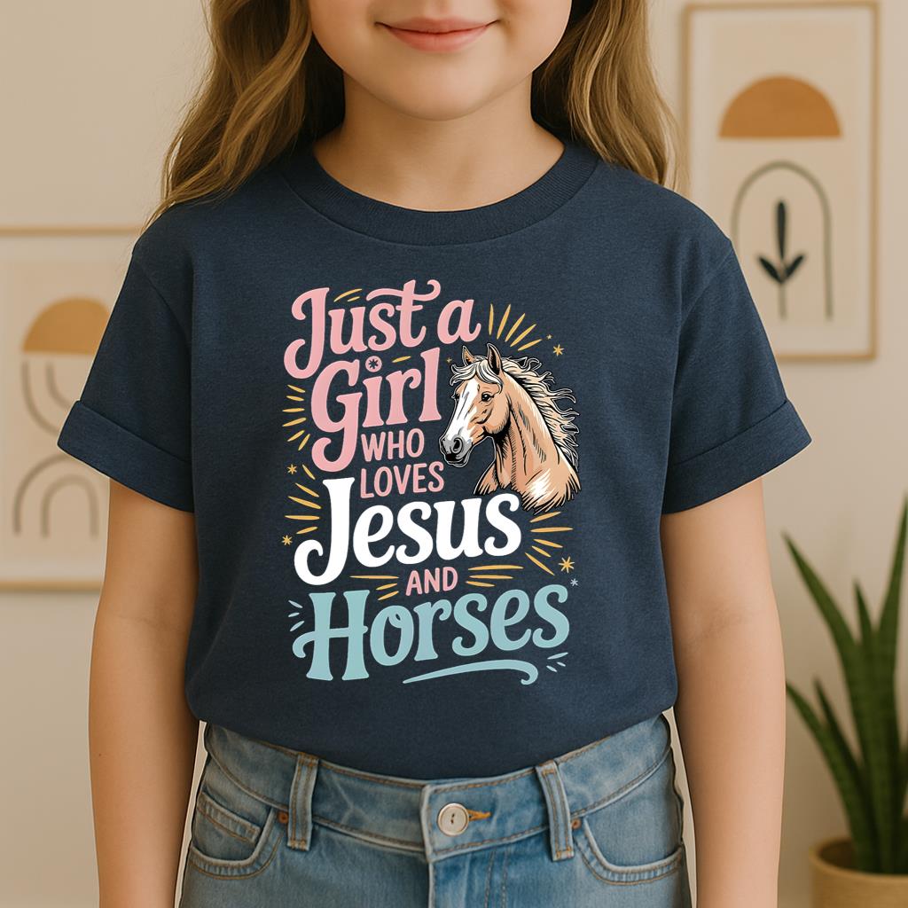 Just A Girl Who Loves Jesus And Horses