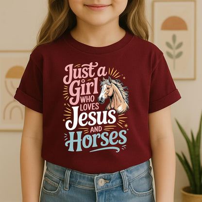 Just A Girl Who Loves Jesus And Horses
