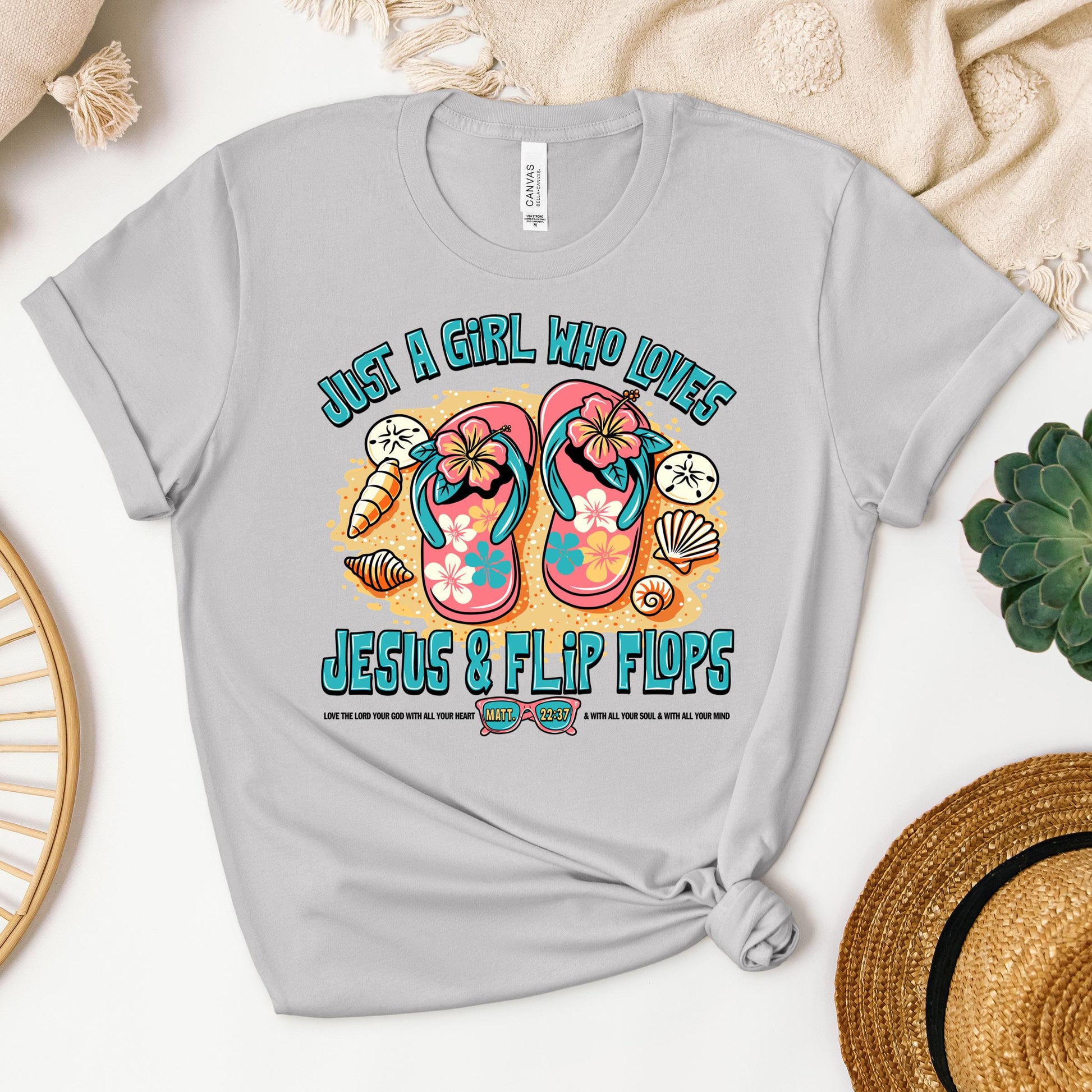 Just A Girl Who Loves Jesus & Flip Flops 01