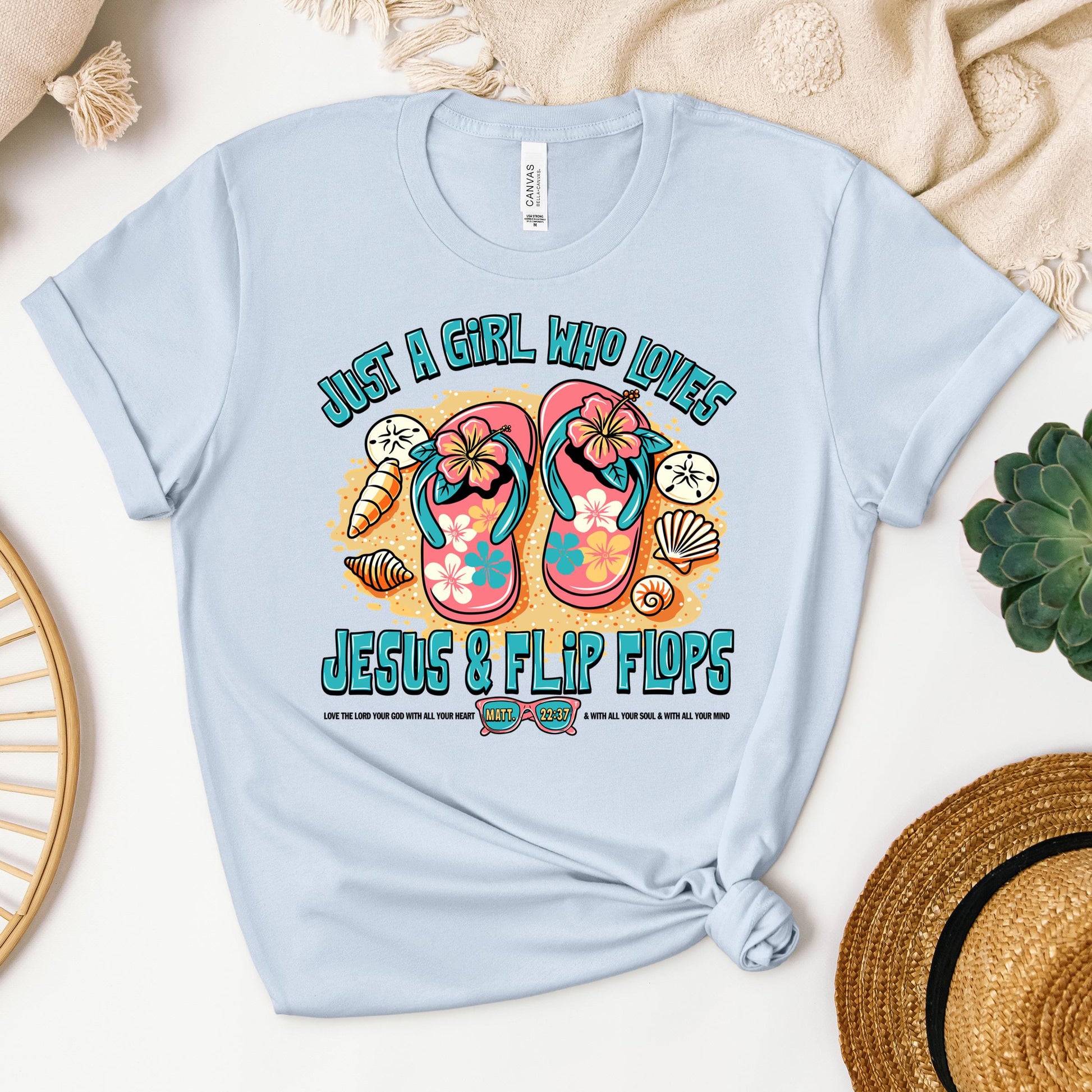 Just A Girl Who Loves Jesus & Flip Flops 01