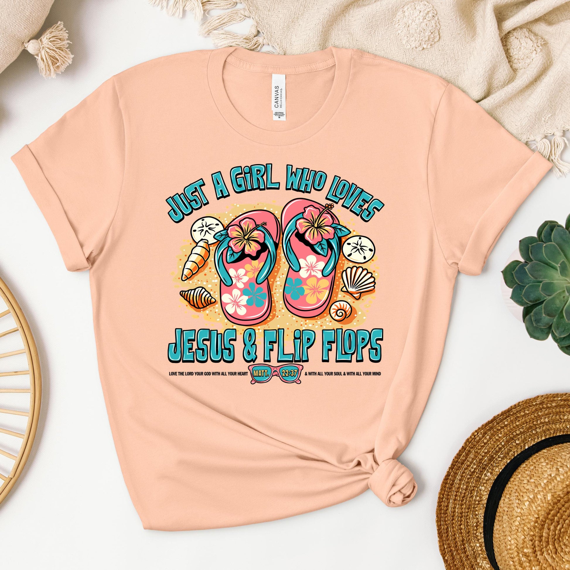 Just A Girl Who Loves Jesus & Flip Flops 01