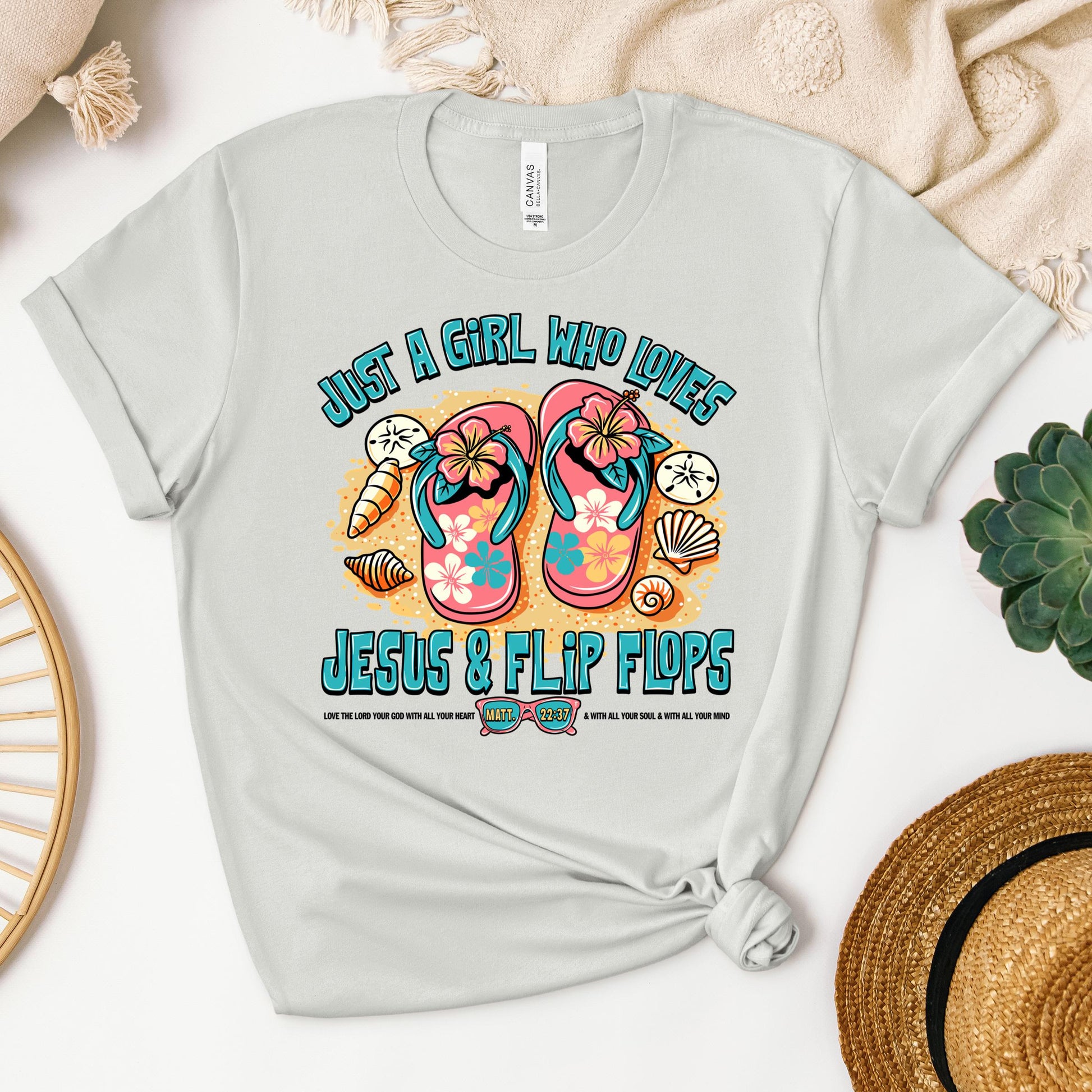 Just A Girl Who Loves Jesus & Flip Flops 01