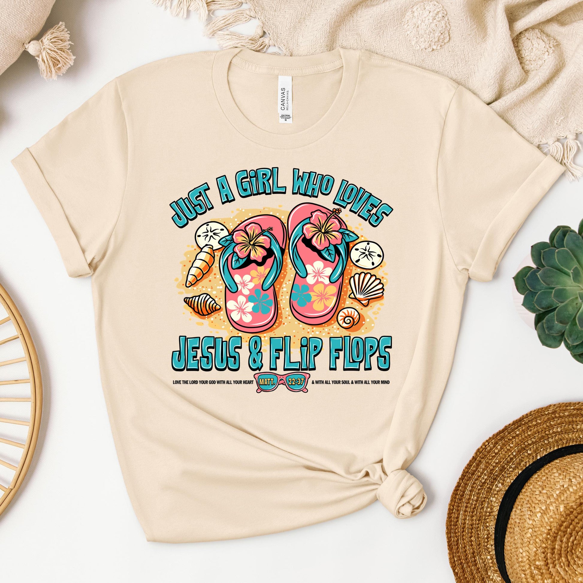 Just A Girl Who Loves Jesus & Flip Flops 01