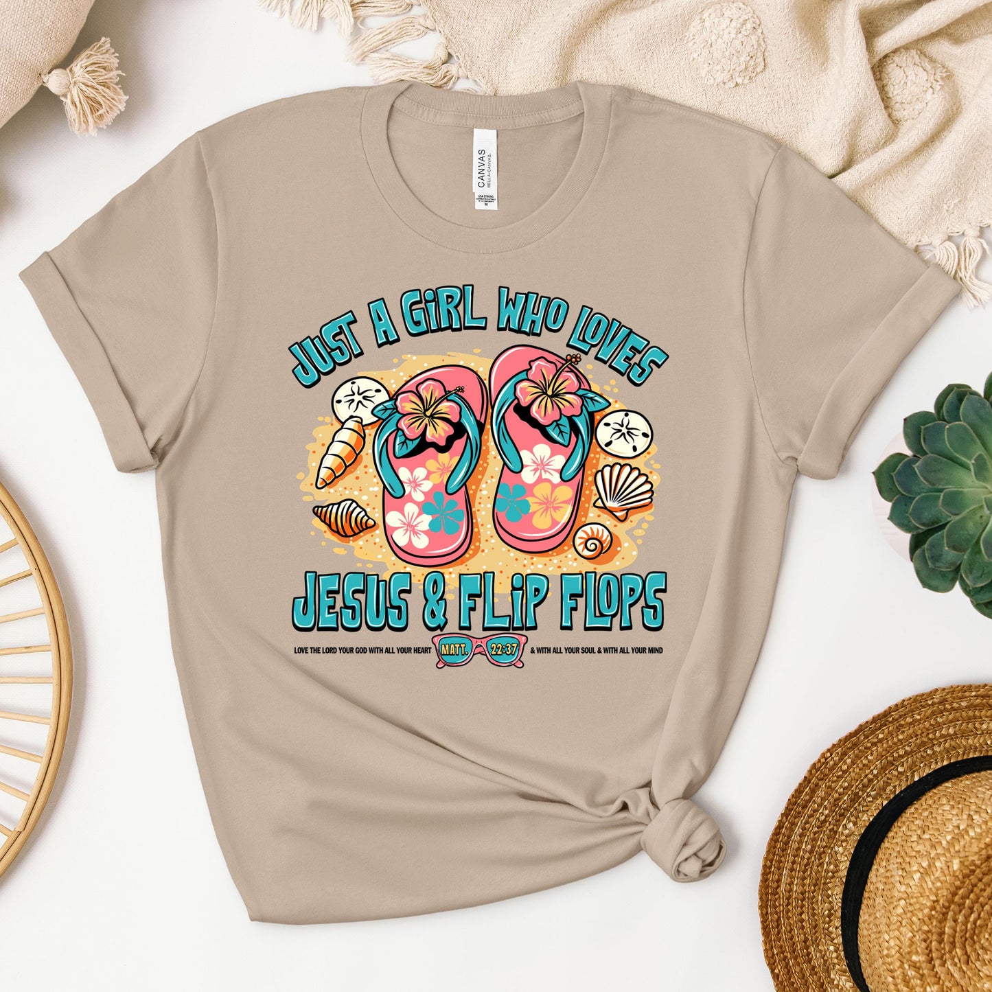Just A Girl Who Loves Jesus & Flip Flops 01