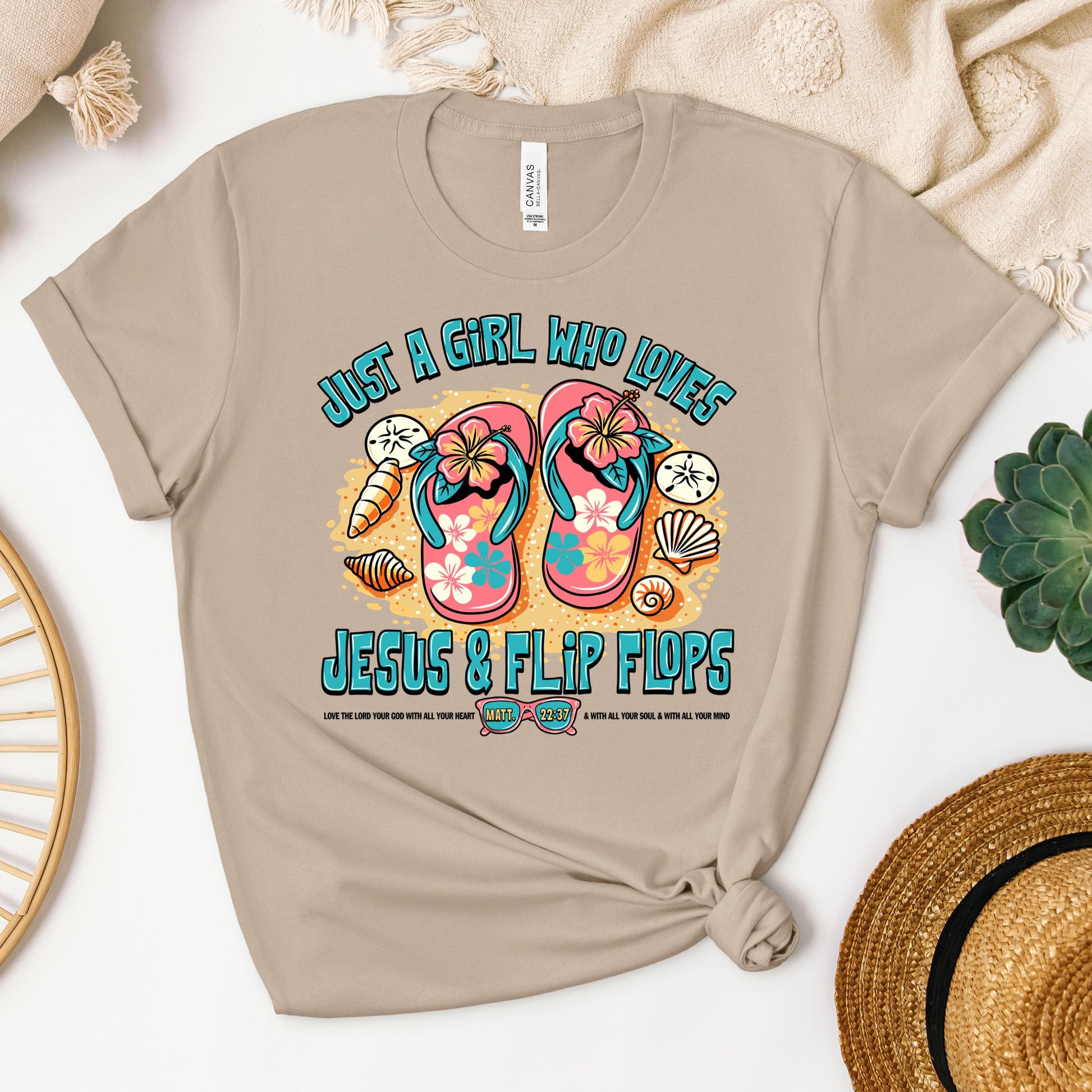 Just A Girl Who Loves Jesus & Flip Flops 01