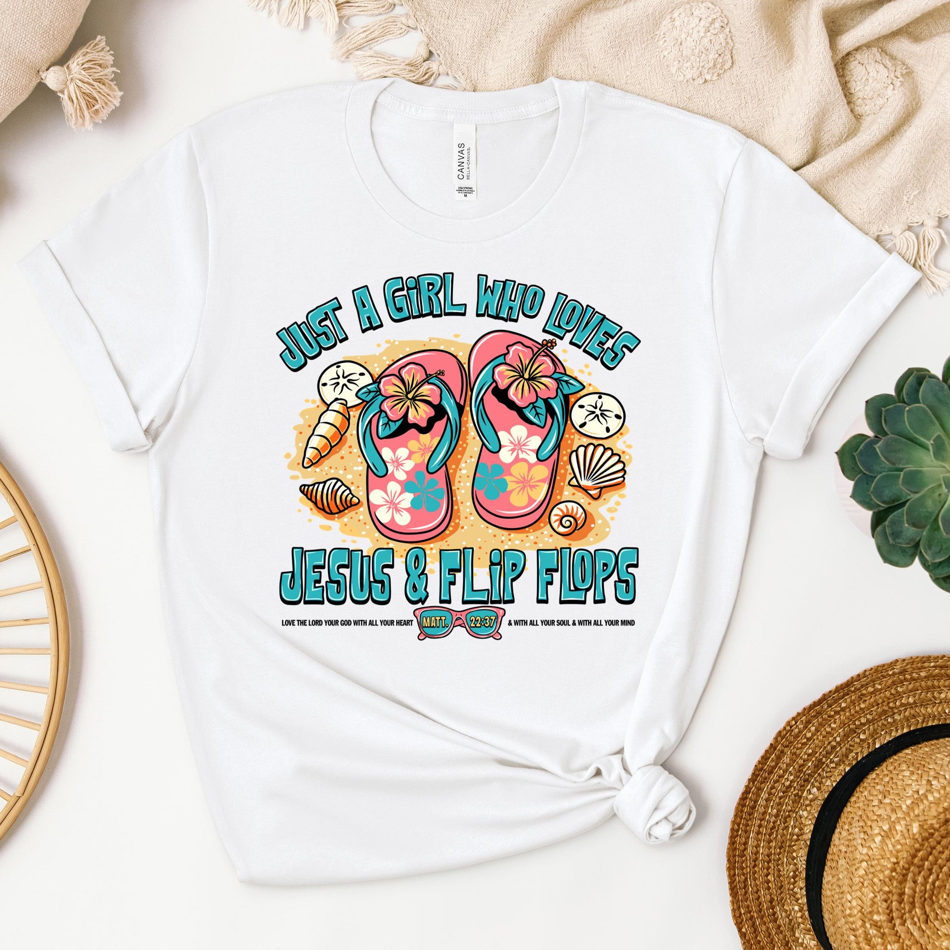 Just A Girl Who Loves Jesus & Flip Flops 01