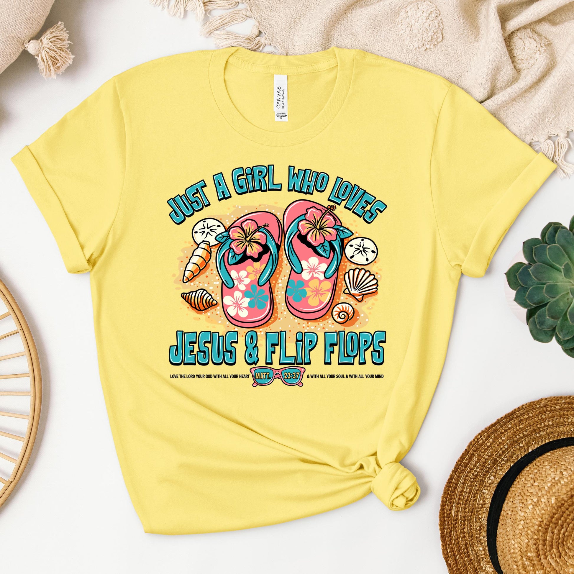 Just A Girl Who Loves Jesus & Flip Flops 01