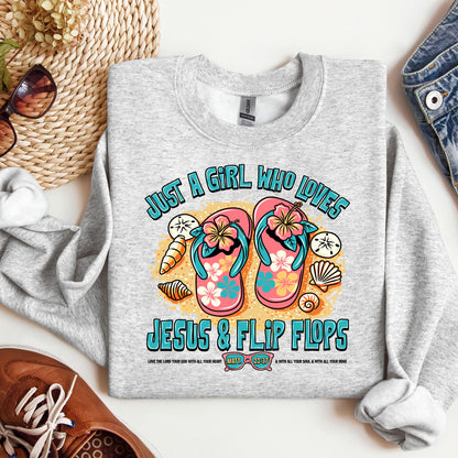 Just A Girl Who Loves Jesus & Flip Flops 01