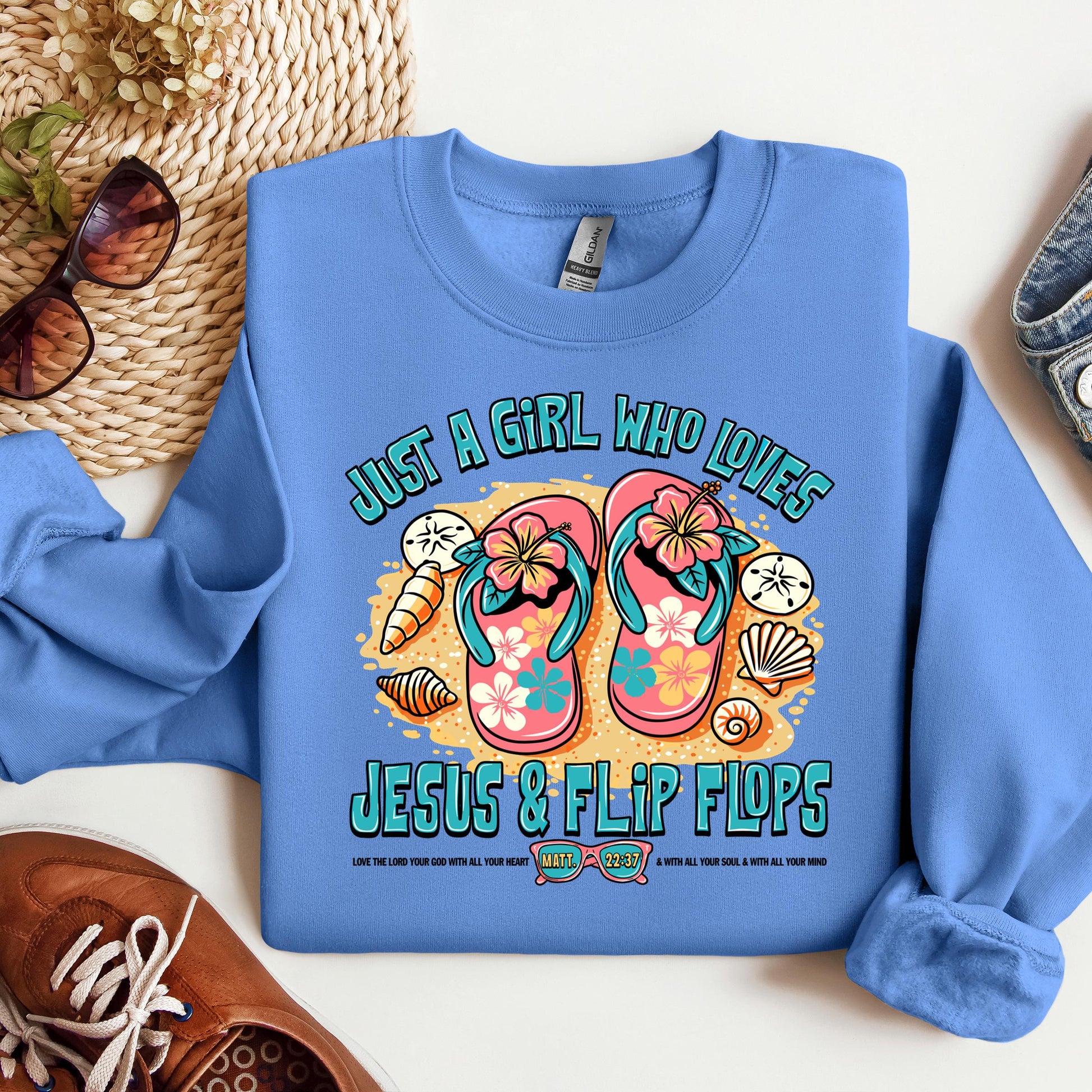 Just A Girl Who Loves Jesus & Flip Flops 01